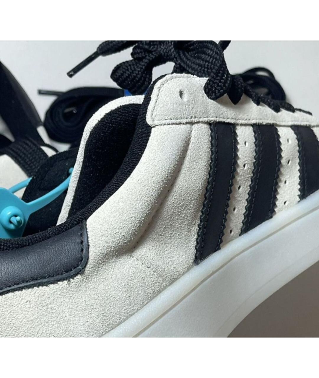 ADIDAS Бежевые замшевые низкие кроссовки / кеды, фото 6