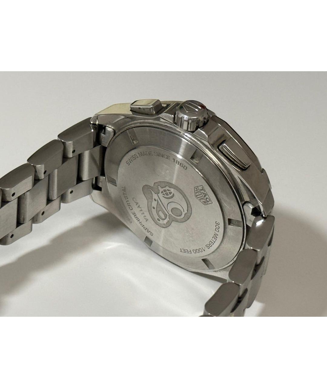 TAG HEUER Серебряные стальные часы, фото 2