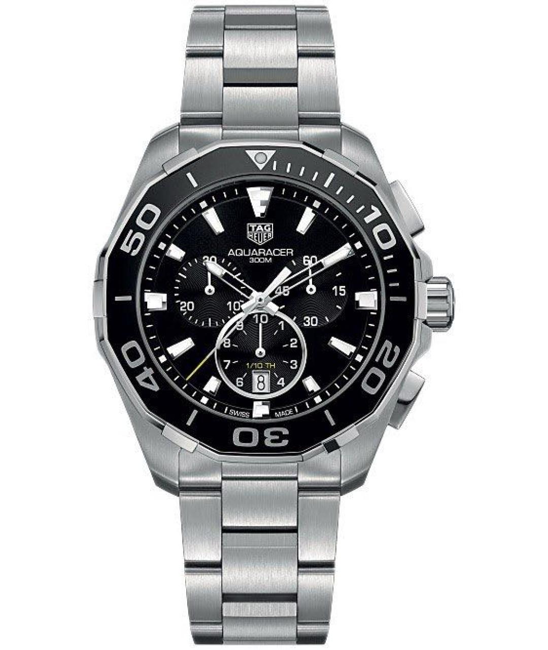 TAG HEUER Серебряные стальные часы, фото 1