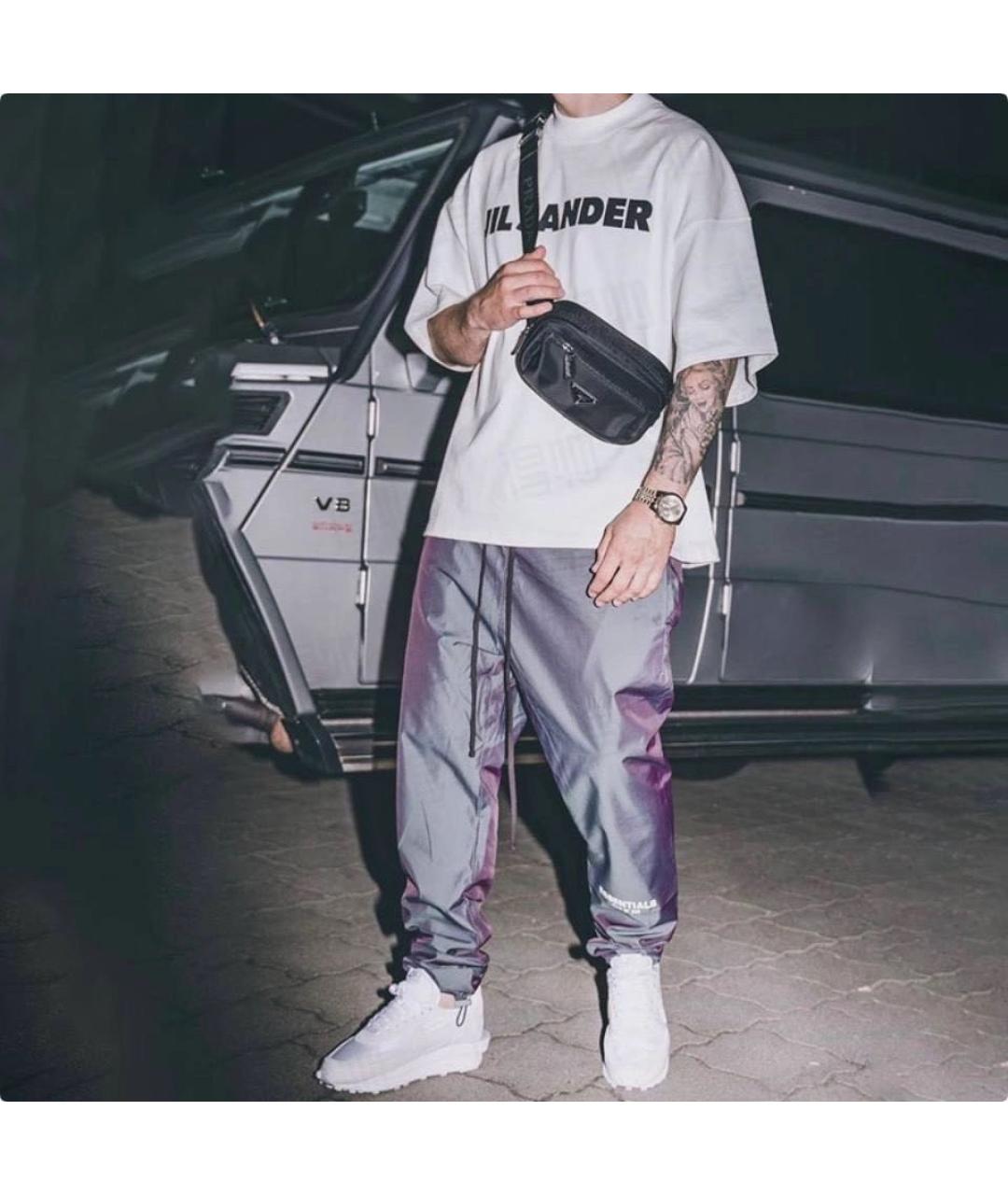 FEAR OF GOD ESSENTIALS Антрацитовые повседневные брюки, фото 3