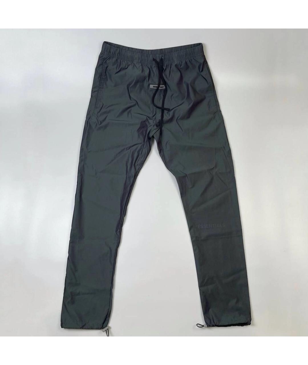 FEAR OF GOD ESSENTIALS Антрацитовые повседневные брюки, фото 4