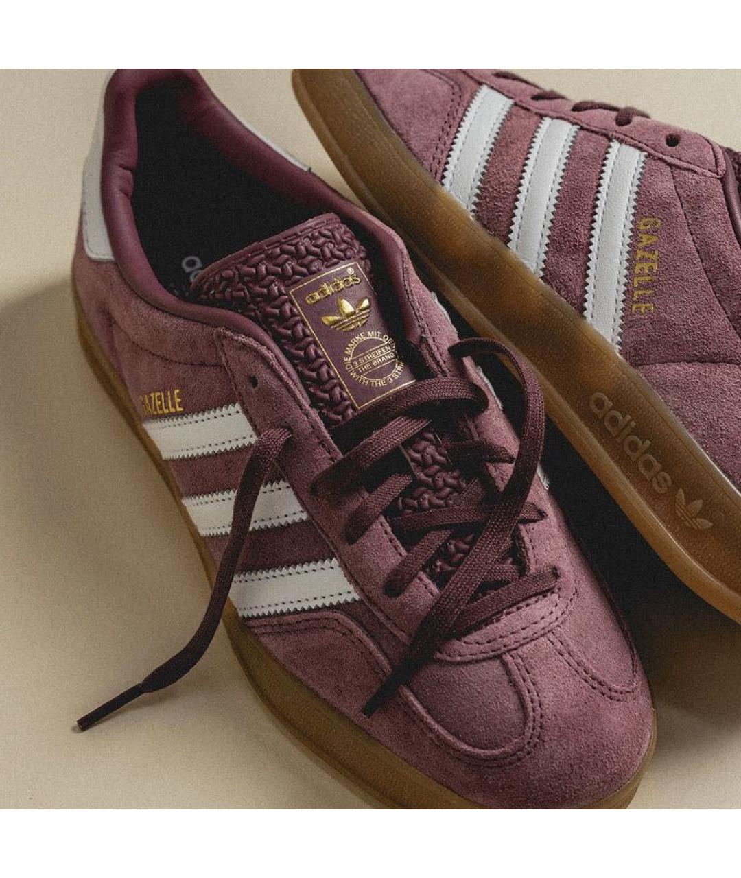 ADIDAS Розовые замшевые кеды, фото 3