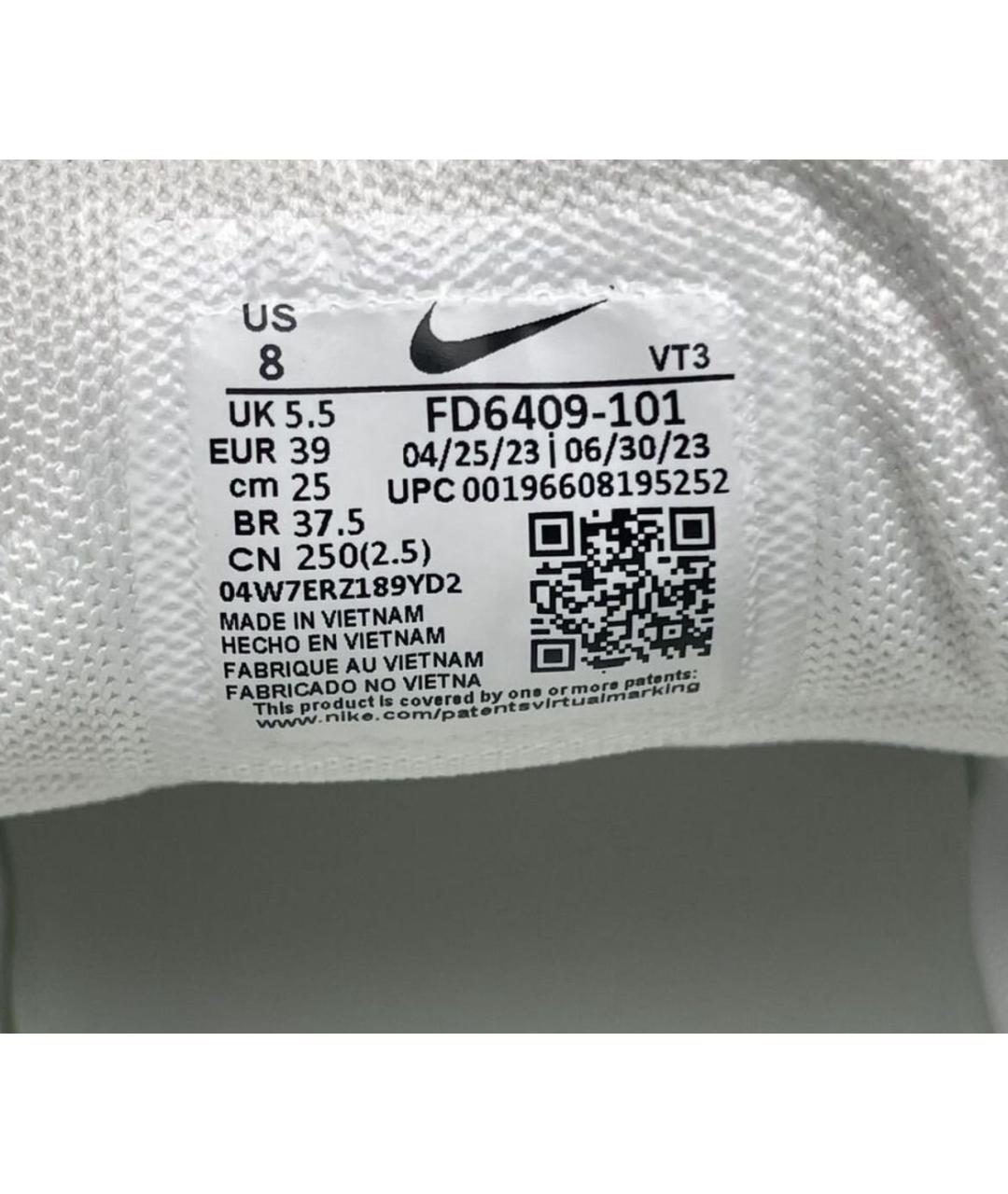 NIKE Белые кроссовки, фото 4