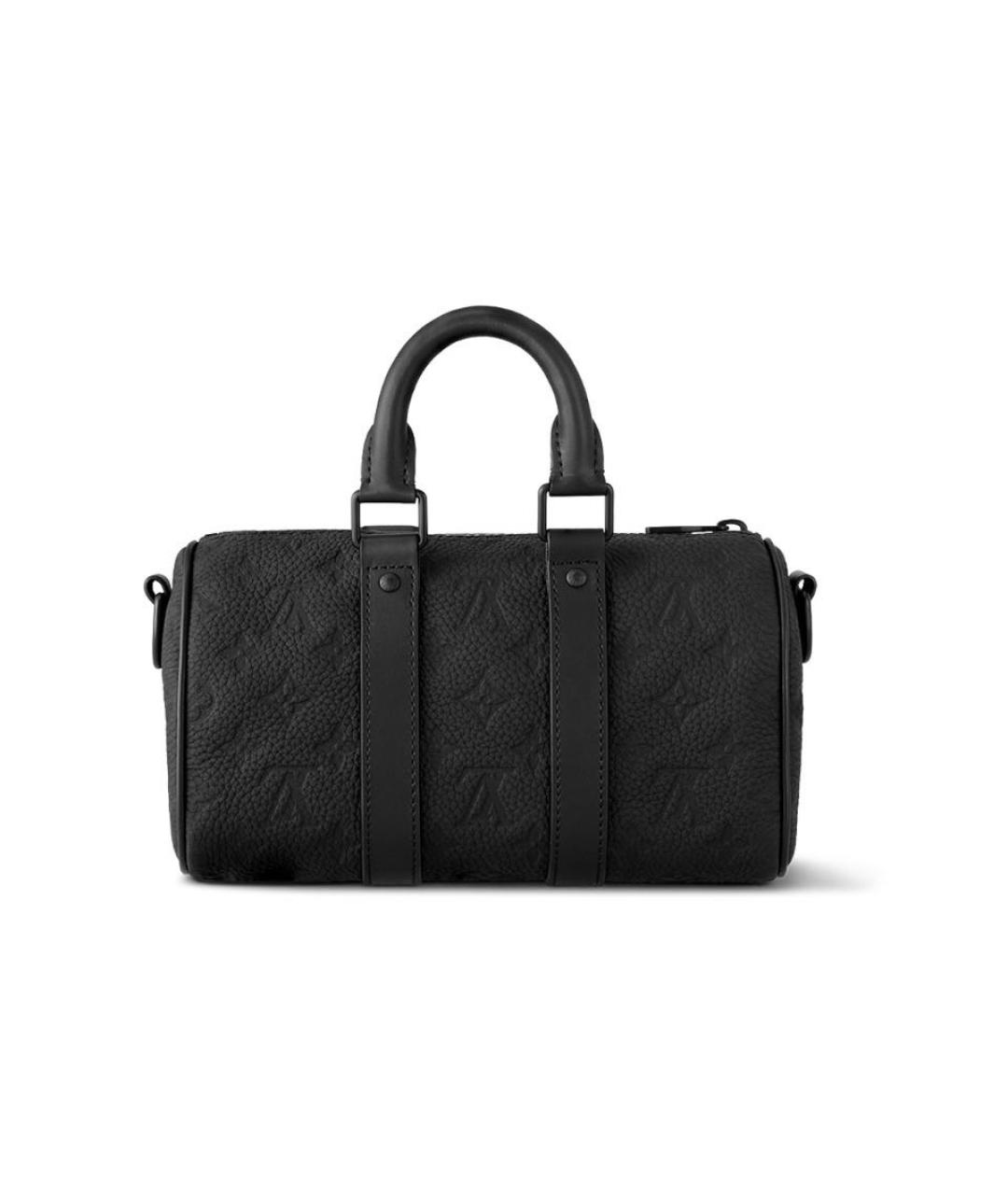LOUIS VUITTON Черная жаккардовая сумка на плечо, фото 3