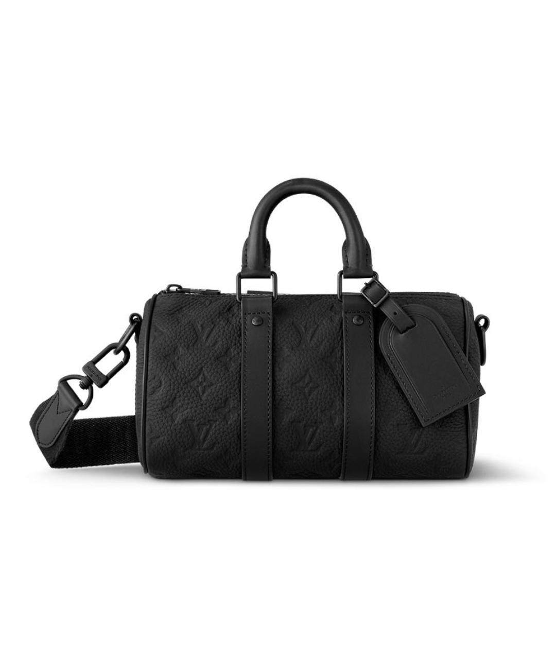 LOUIS VUITTON Черная жаккардовая сумка на плечо, фото 8