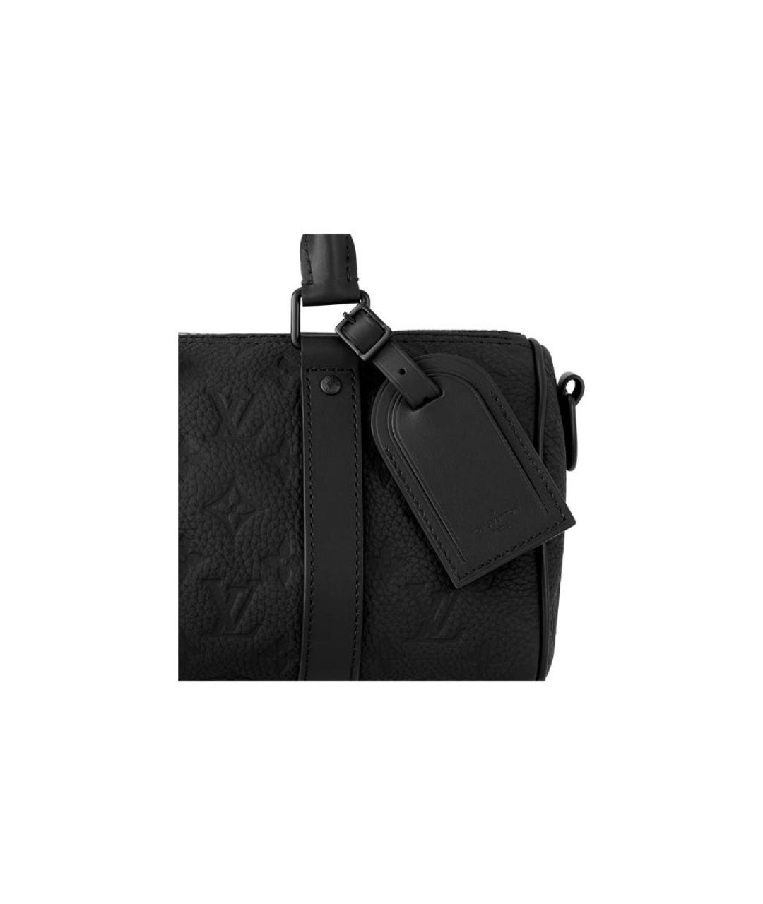 LOUIS VUITTON Черная жаккардовая сумка на плечо, фото 6
