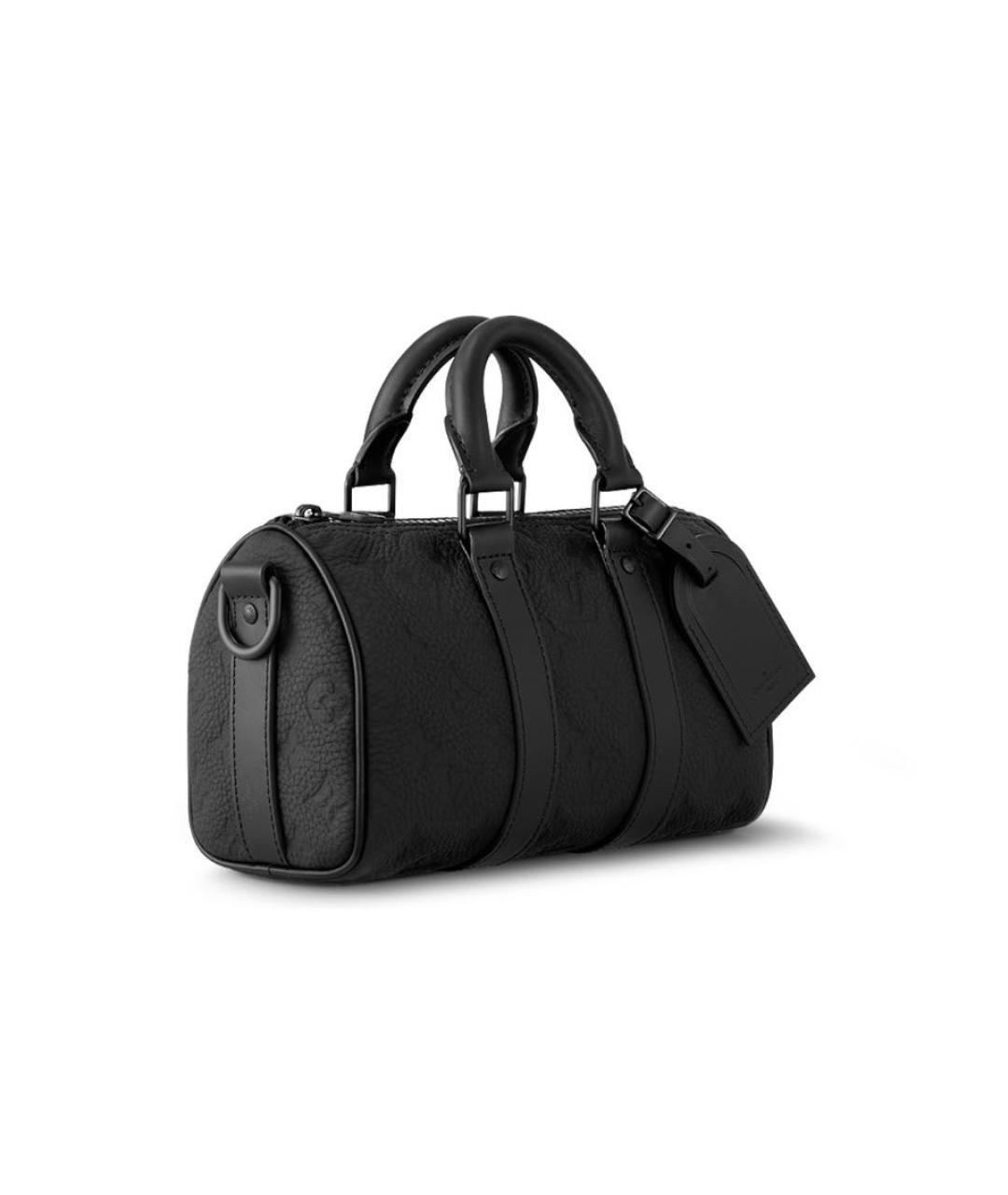 LOUIS VUITTON Черная жаккардовая сумка на плечо, фото 2