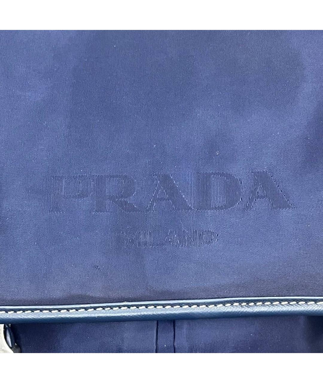 PRADA Темно-синяя сумка на плечо, фото 2