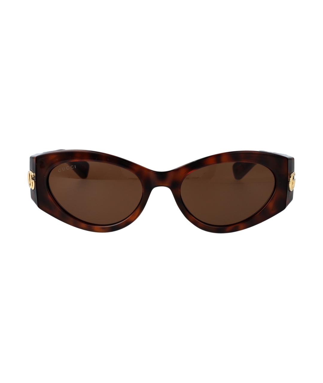 GUCCI Коричневые солнцезащитные очки, фото 2