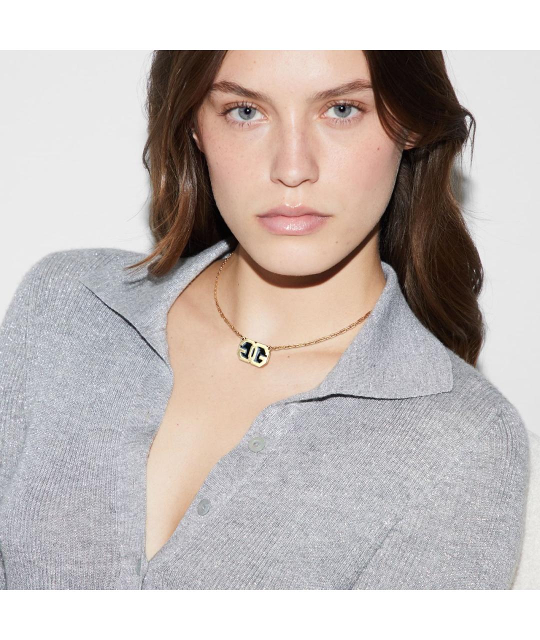 GIVENCHY Золотая металлическая подвеска, фото 4