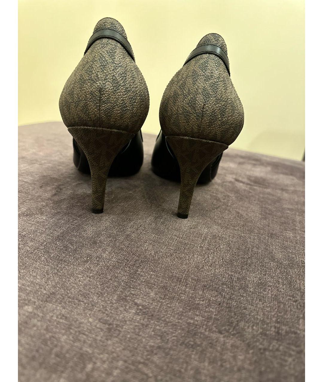 MICHAEL KORS Черные кожаные туфли, фото 4