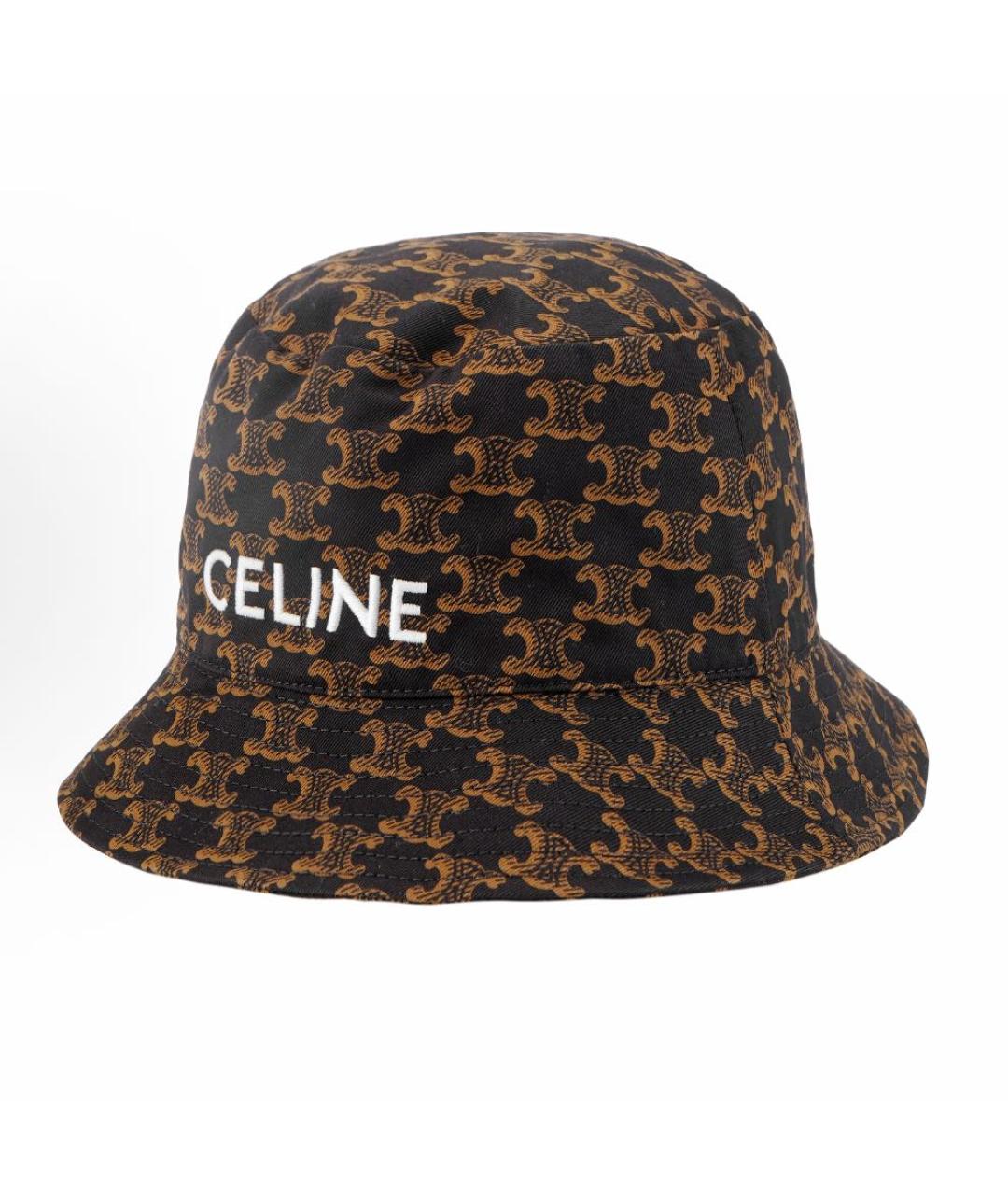 CELINE Коричневая хлопковая панама, фото 2