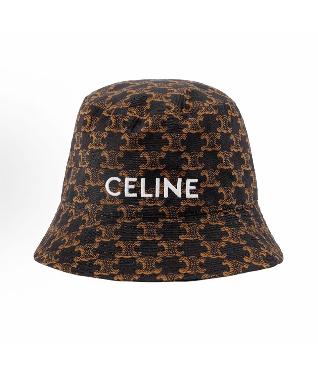 CELINE Коричневая хлопковая панама, фото 6