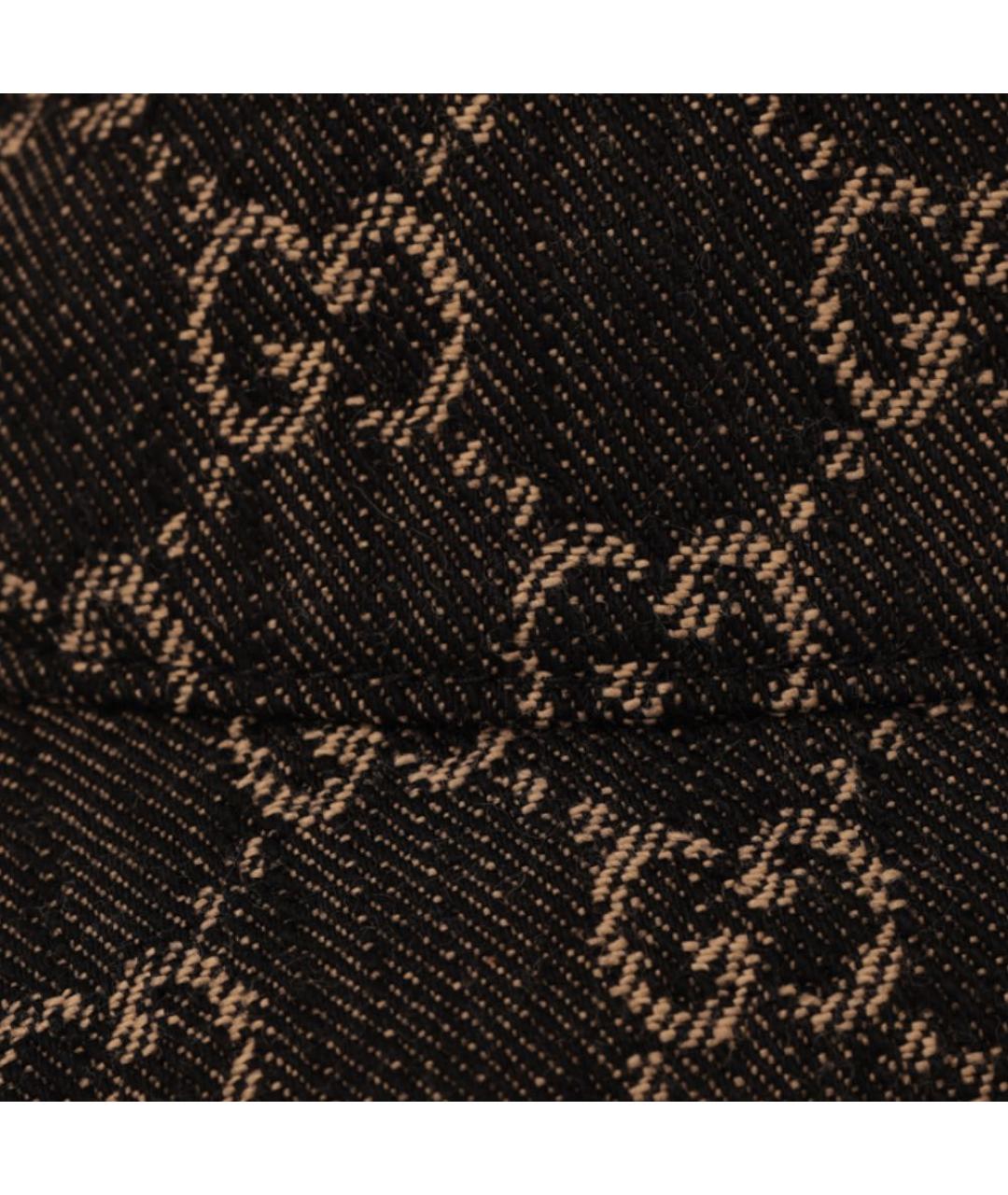GUCCI Коричневая хлопковая панама, фото 4