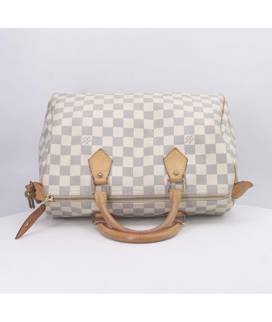 LOUIS VUITTON Белая сумка с короткими ручками, фото 5