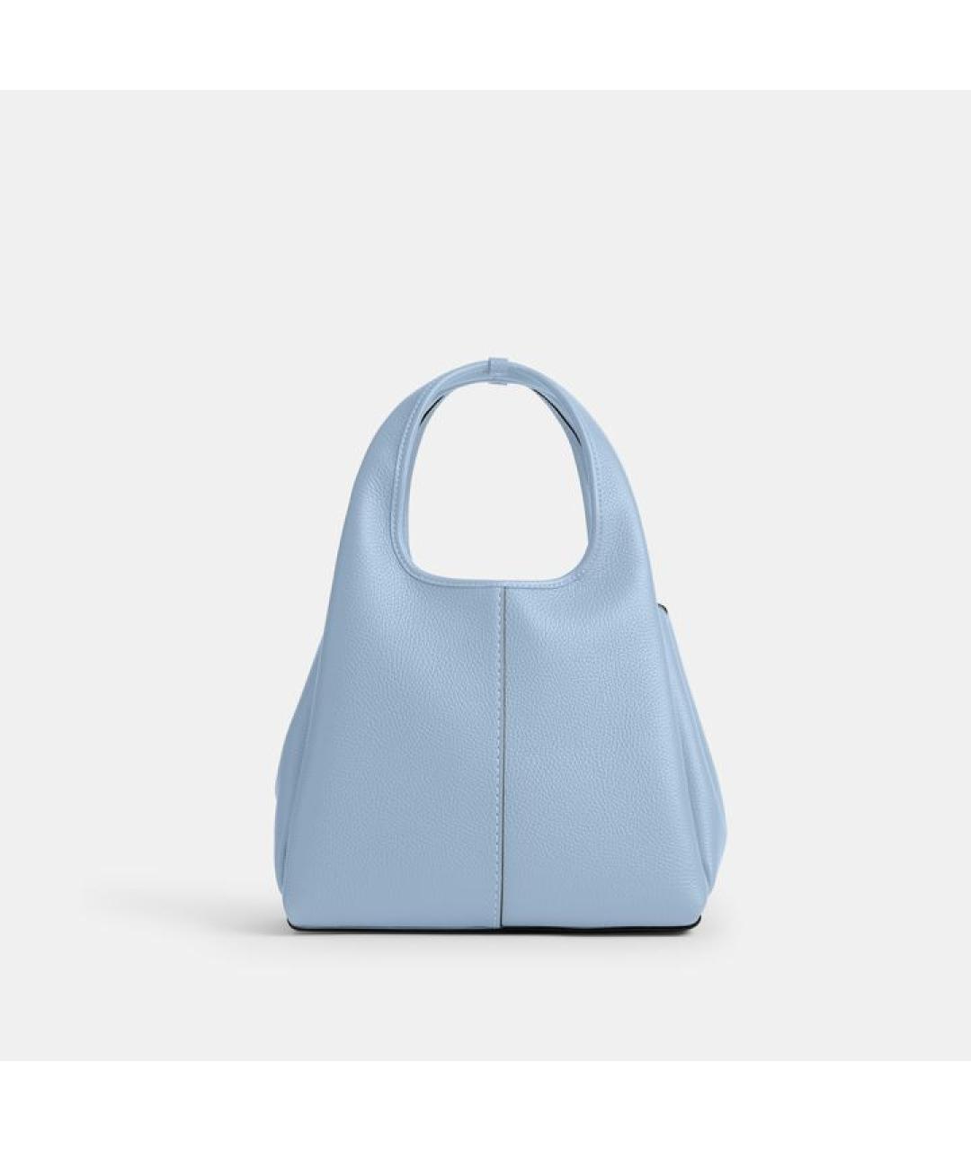 COACH Голубая кожаная сумка тоут, фото 2