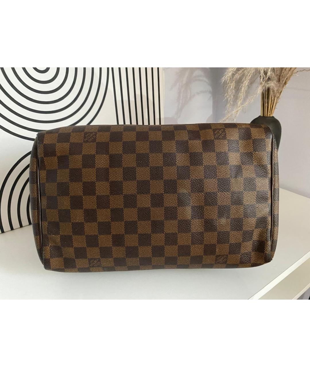 LOUIS VUITTON Коричневая сумка с короткими ручками, фото 2