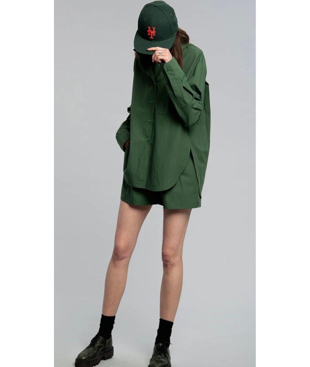 THE FRANKIE SHOP Зеленый хлопковый костюм с брюками, фото 7