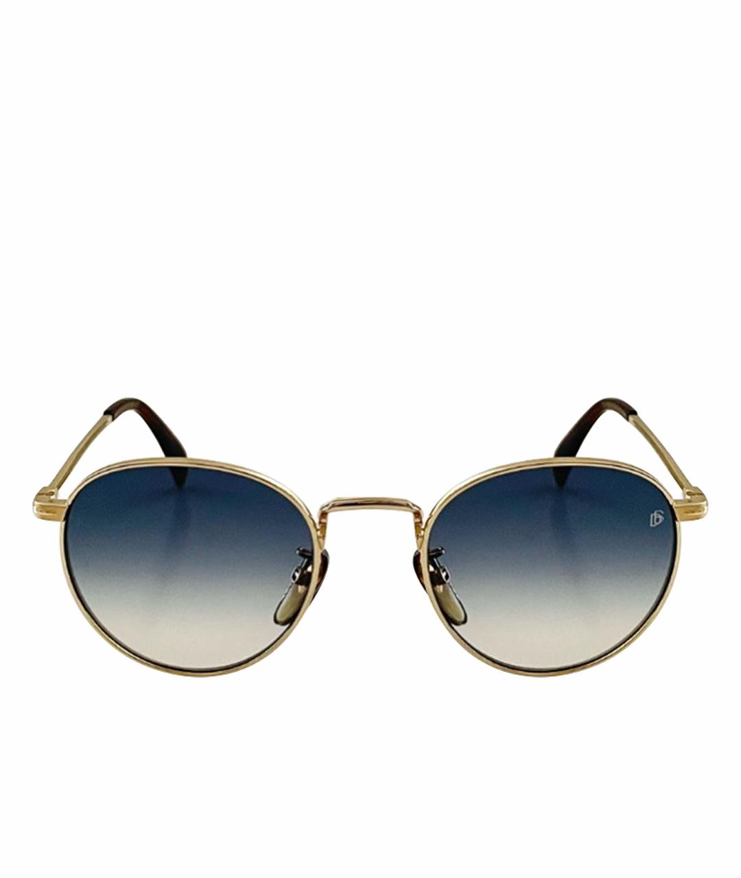 VICTORIA BECKHAM Синие металлические солнцезащитные очки, фото 1