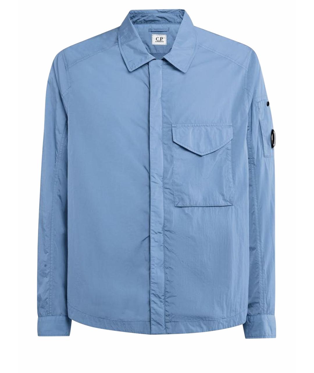CP COMPANY Голубая полиэстеровая куртка, фото 1