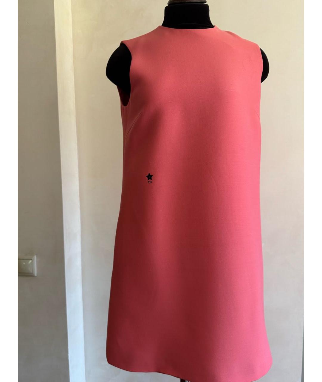 CHRISTIAN DIOR Коралловое коктейльное платье, фото 6