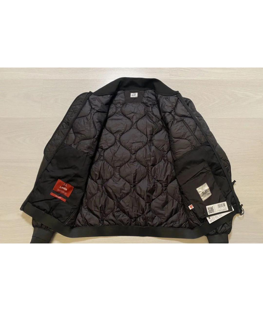 CP COMPANY Черная полиэстеровая куртка, фото 4