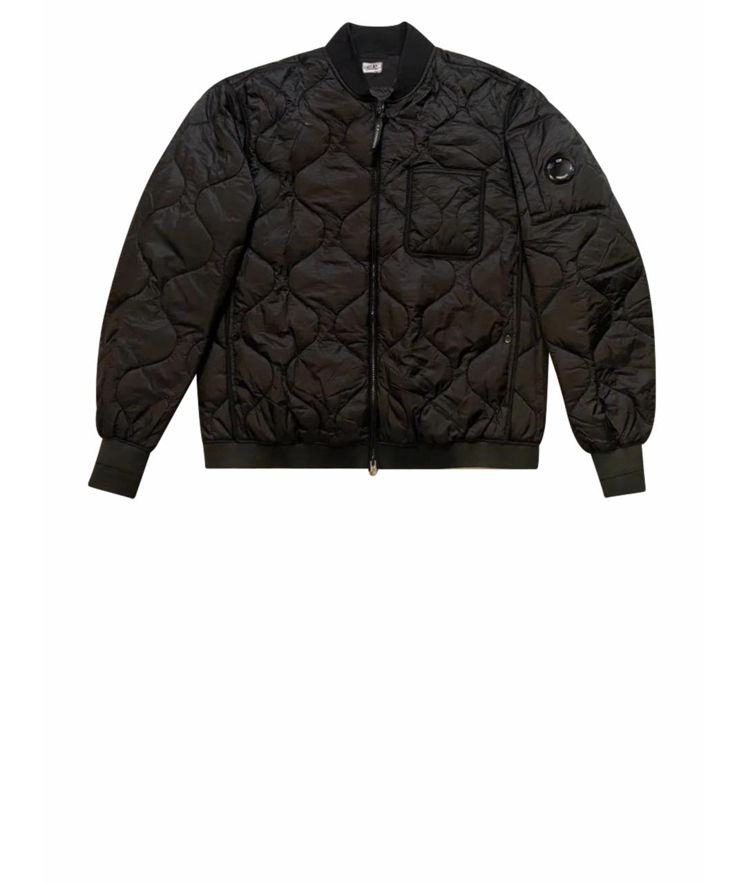 CP COMPANY Черная полиэстеровая куртка, фото 1