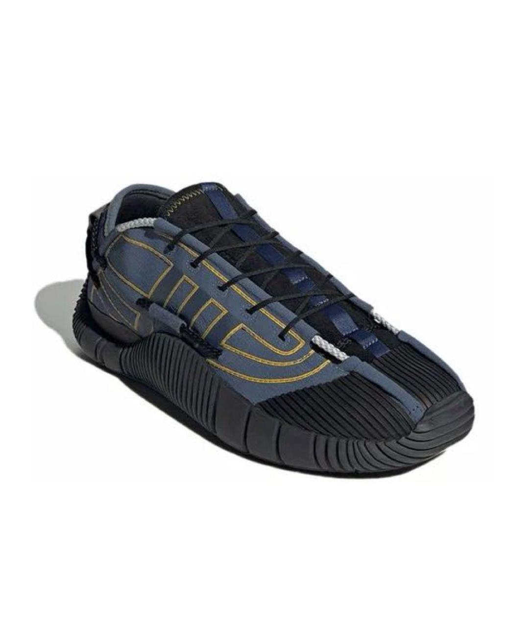 ADIDAS Темно-синие текстильные низкие кроссовки / кеды, фото 2