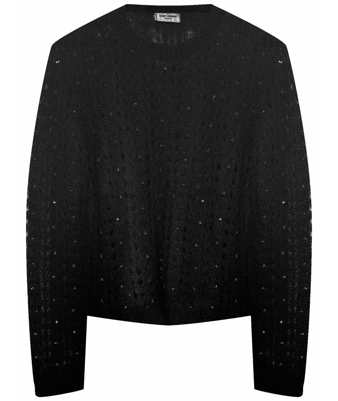 SAINT LAURENT Черный джемпер / свитер, фото 1