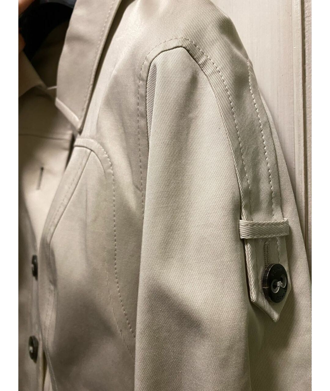 ESCADA Бежевый хлопковый жакет/пиджак, фото 3