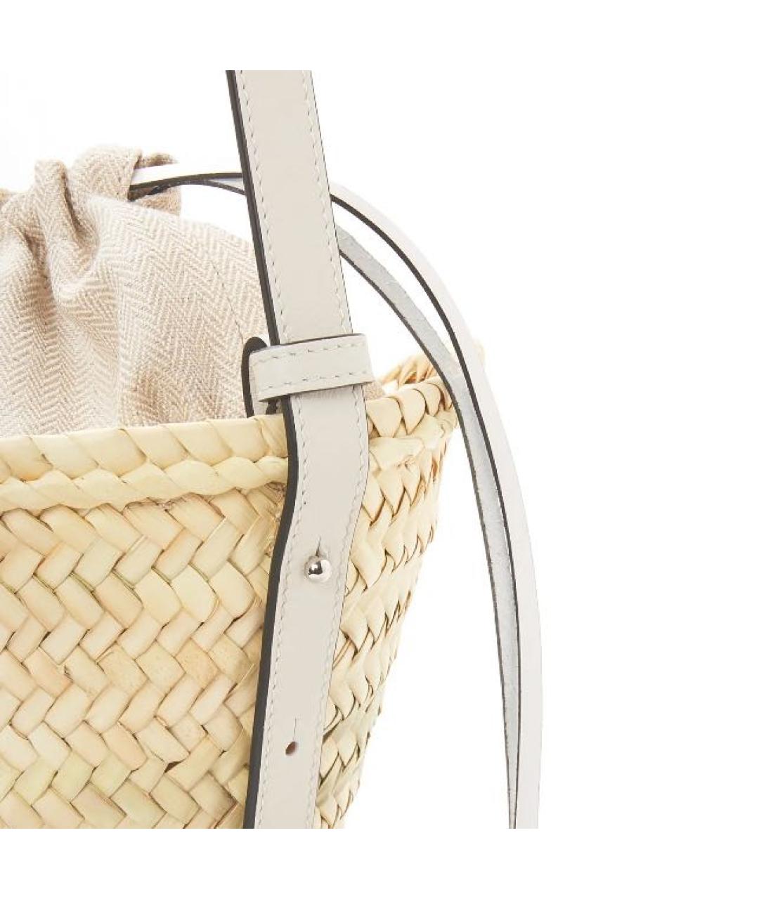 LOEWE Пелетеная пляжная сумка, фото 4