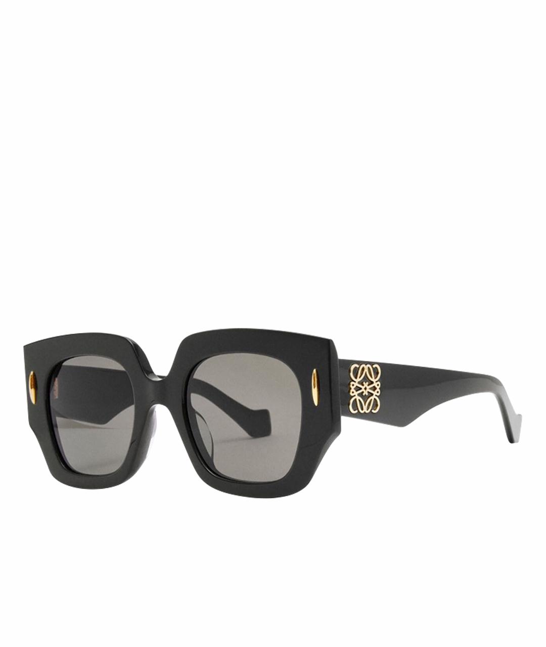 LOEWE Черные пластиковые солнцезащитные очки, фото 1