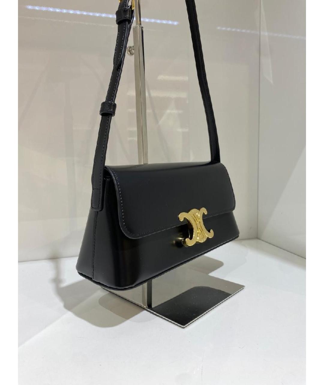 CELINE Черная сумка через плечо, фото 2
