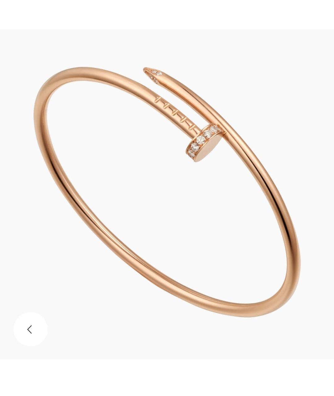CARTIER Золотой браслет из розового золота, фото 6