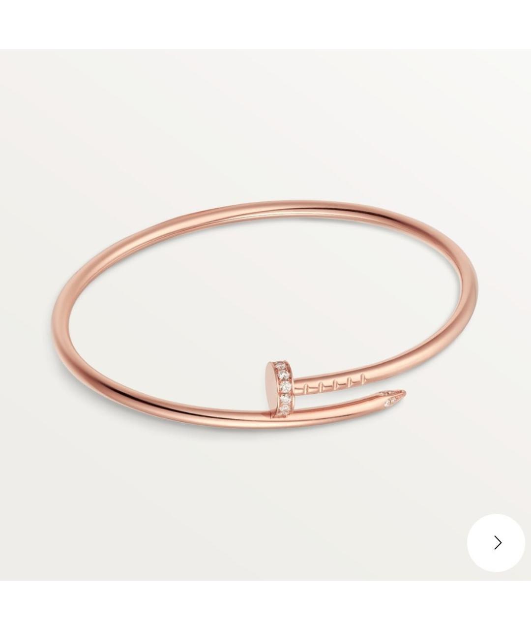 CARTIER Золотой браслет из розового золота, фото 2