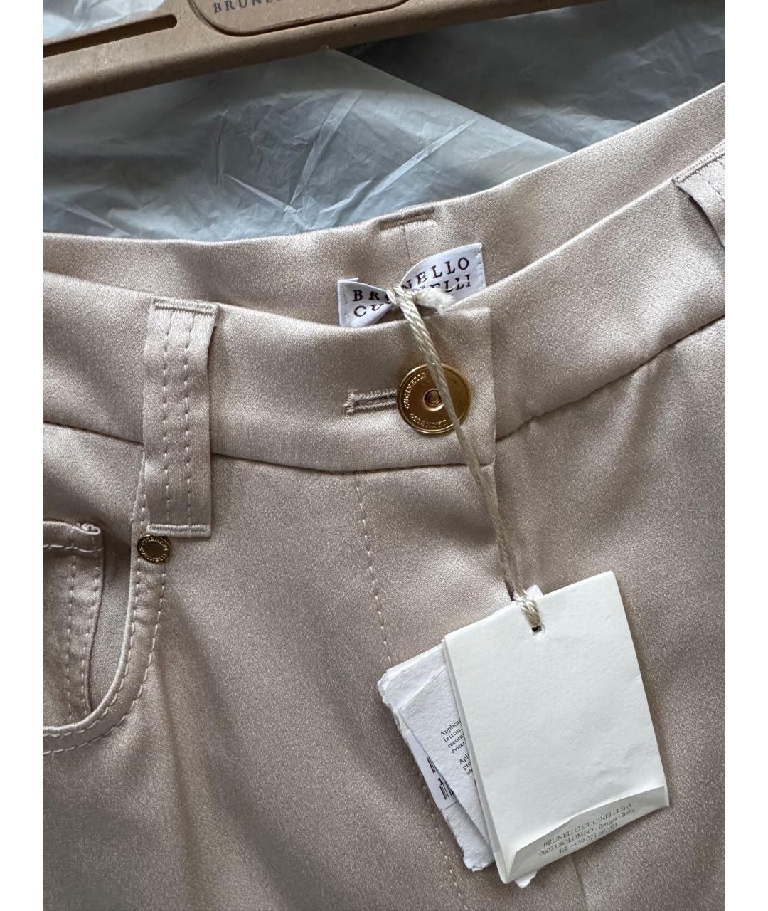 BRUNELLO CUCINELLI Атласные брюки широкие, фото 3