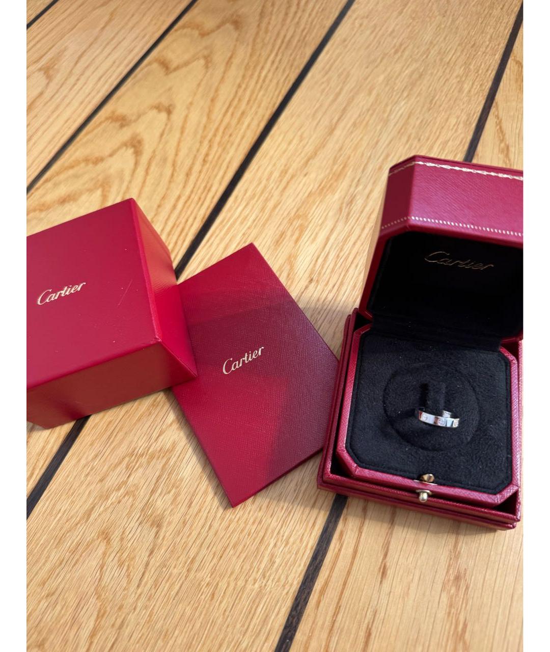 CARTIER Серебряное кольцо из белого золота, фото 2