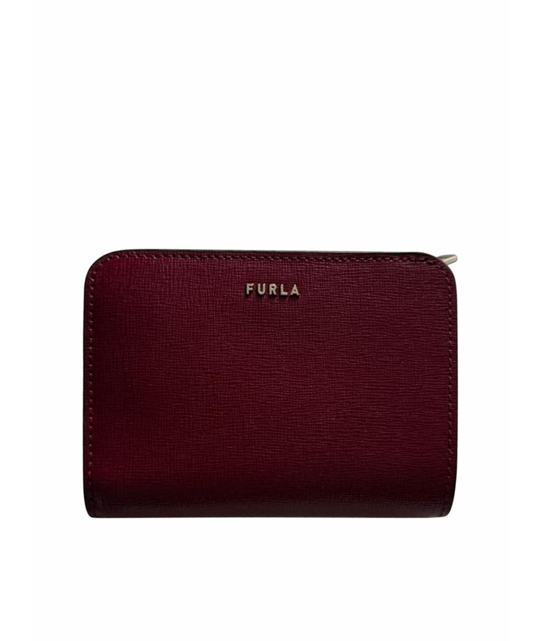 FURLA Красный кожаный кошелек, фото 1