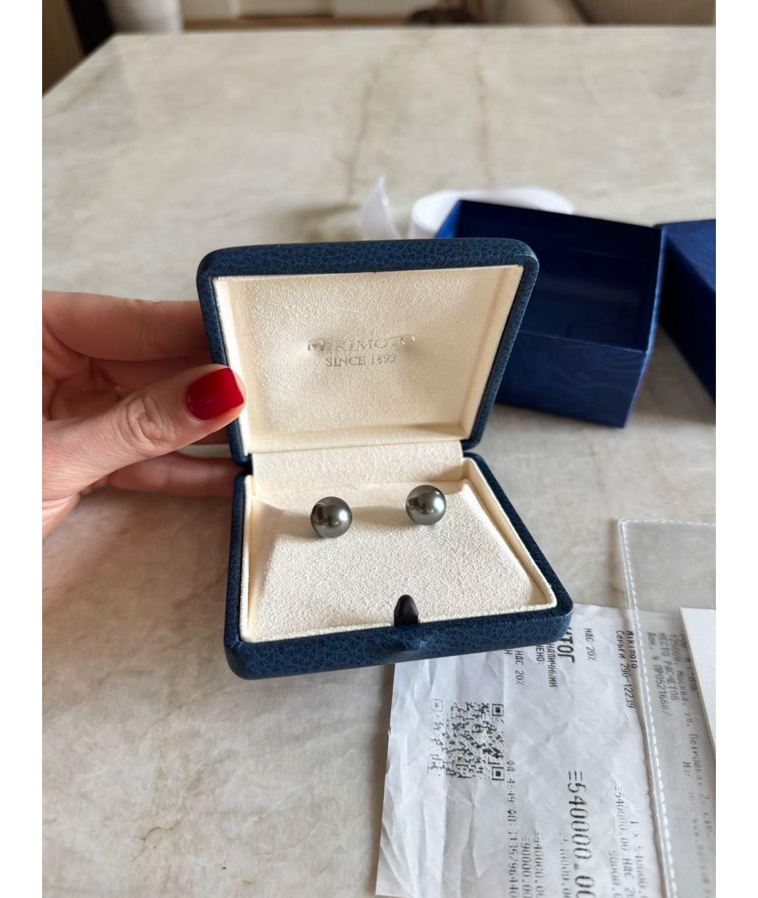 Mikimoto Жемчужные серьги, фото 2