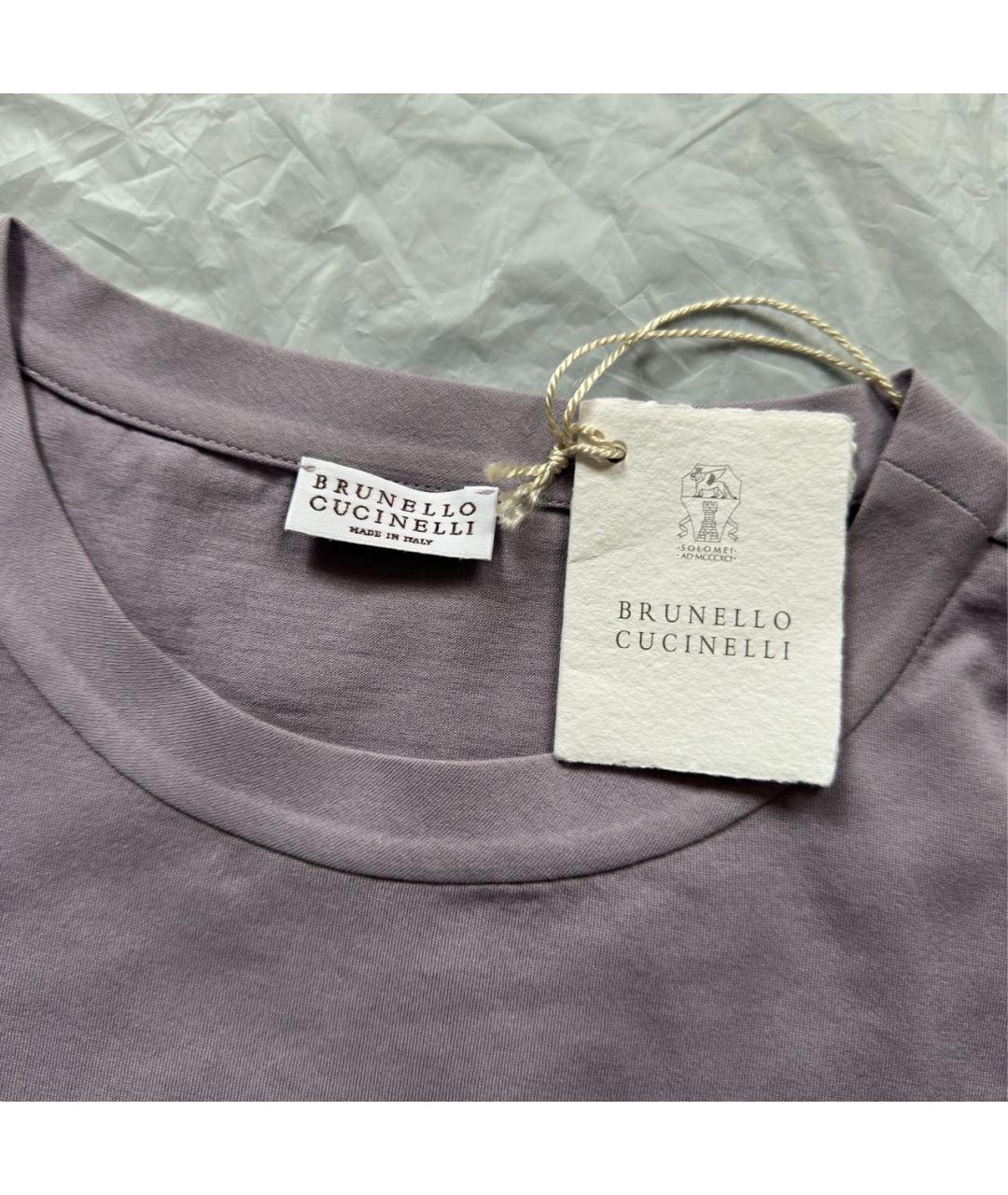 BRUNELLO CUCINELLI Хлопковая футболка, фото 3