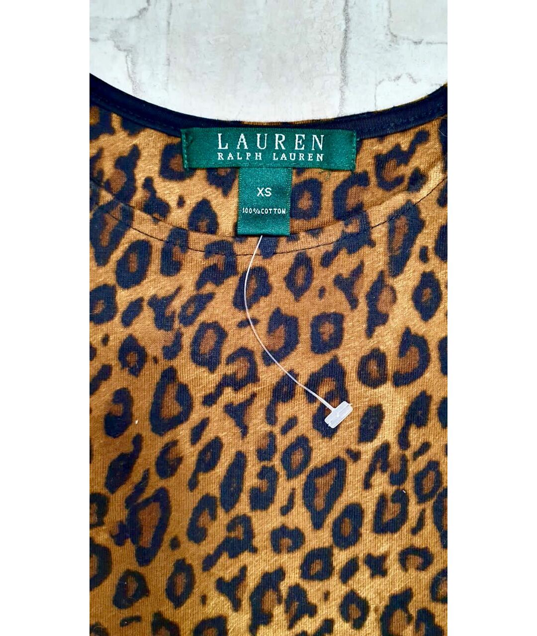 RALPH LAUREN Коричневый хлопковый джемпер / свитер, фото 3