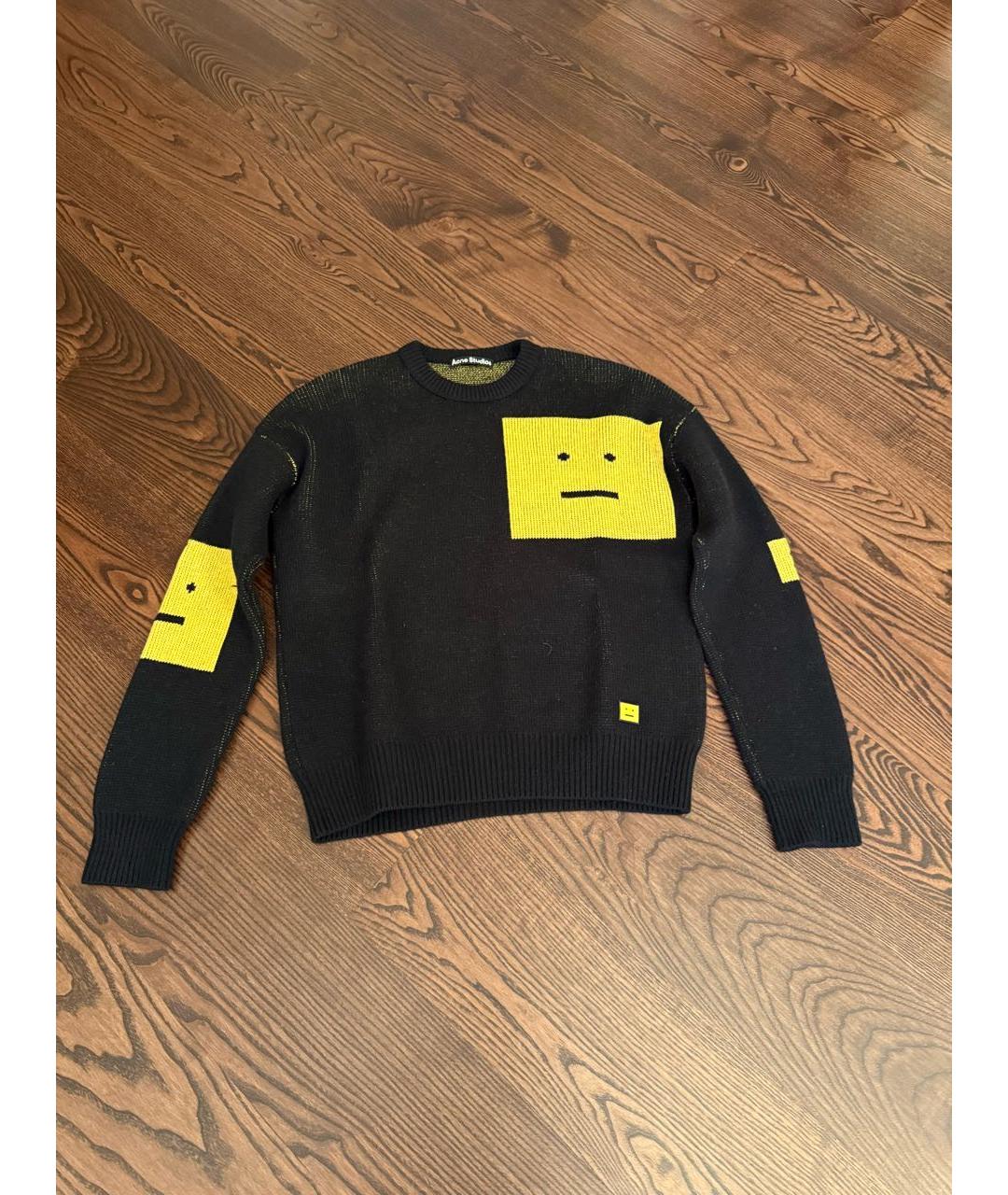 ACNE STUDIOS Черный шерстяной джемпер / свитер, фото 6