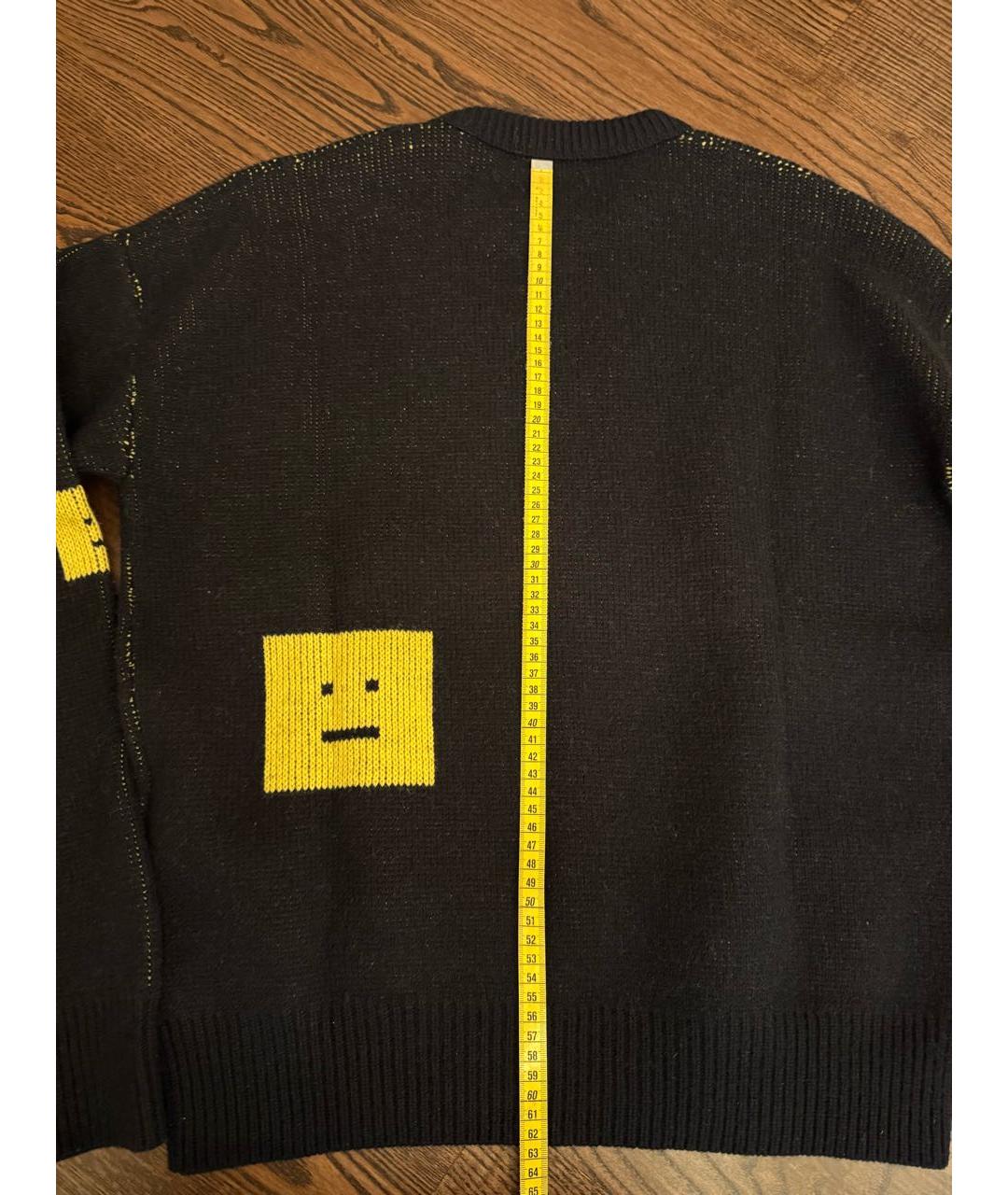 ACNE STUDIOS Черный шерстяной джемпер / свитер, фото 5