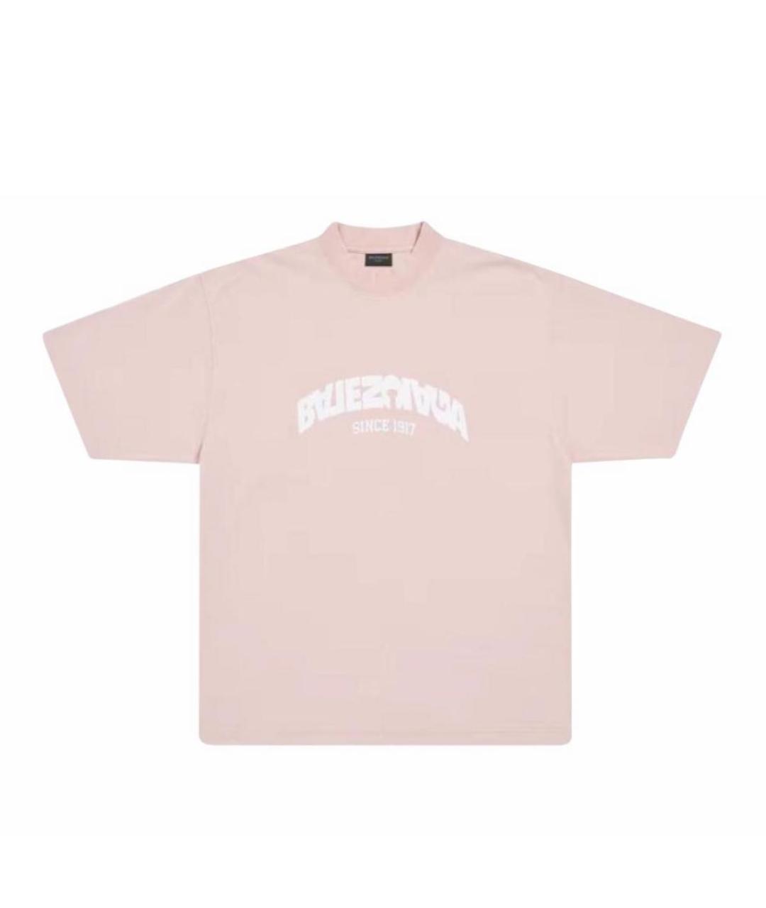 BALENCIAGA Хлопковая футболка, фото 3
