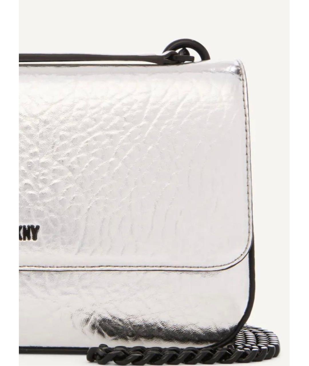 DKNY Серебряная сумка через плечо, фото 3