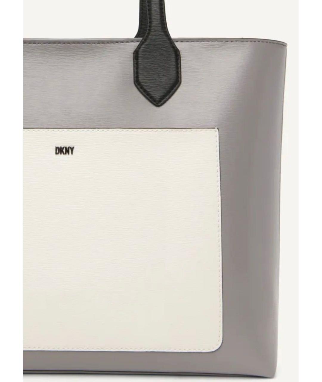 DKNY Серая сумка тоут, фото 3