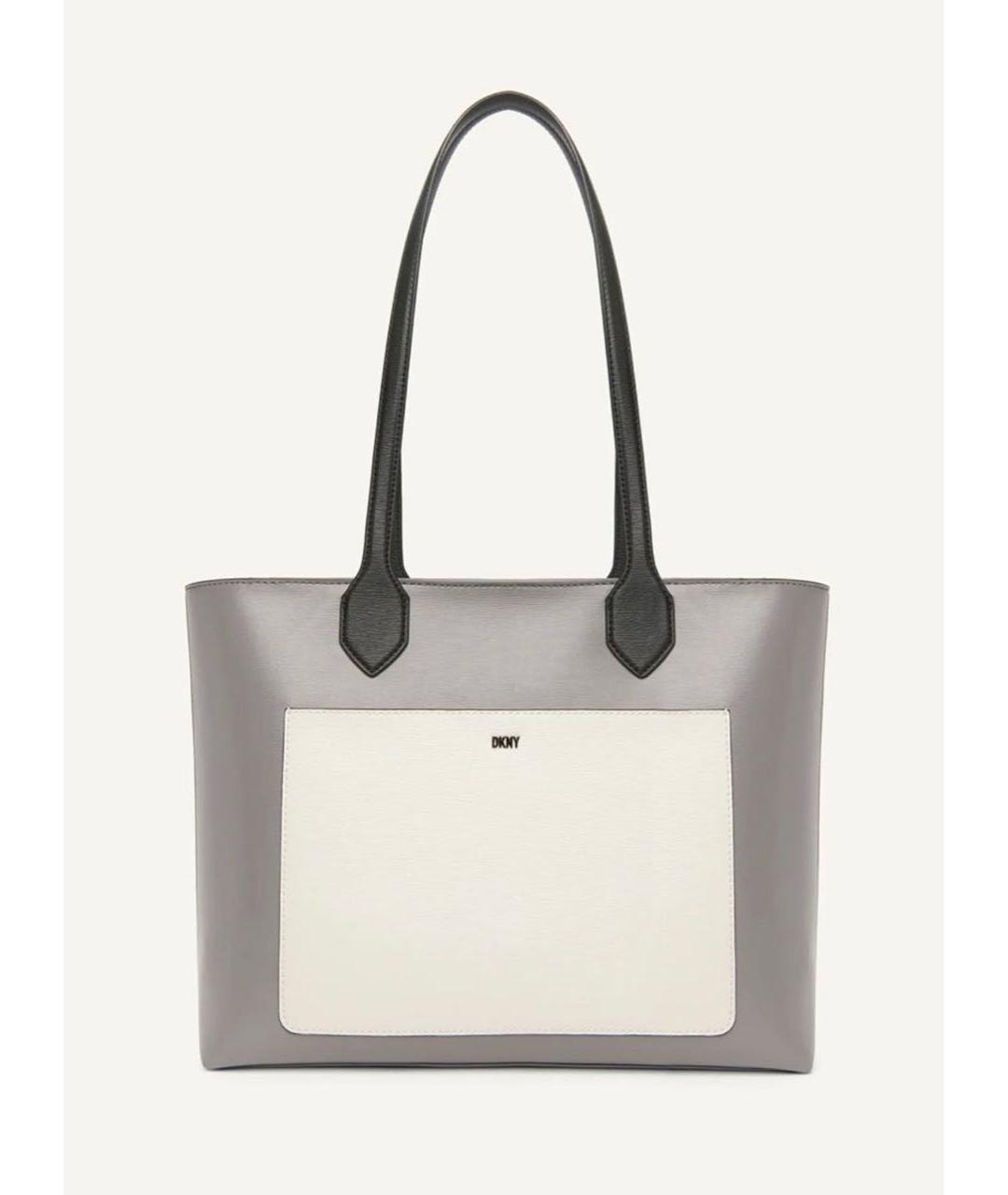 DKNY Серая сумка тоут, фото 6