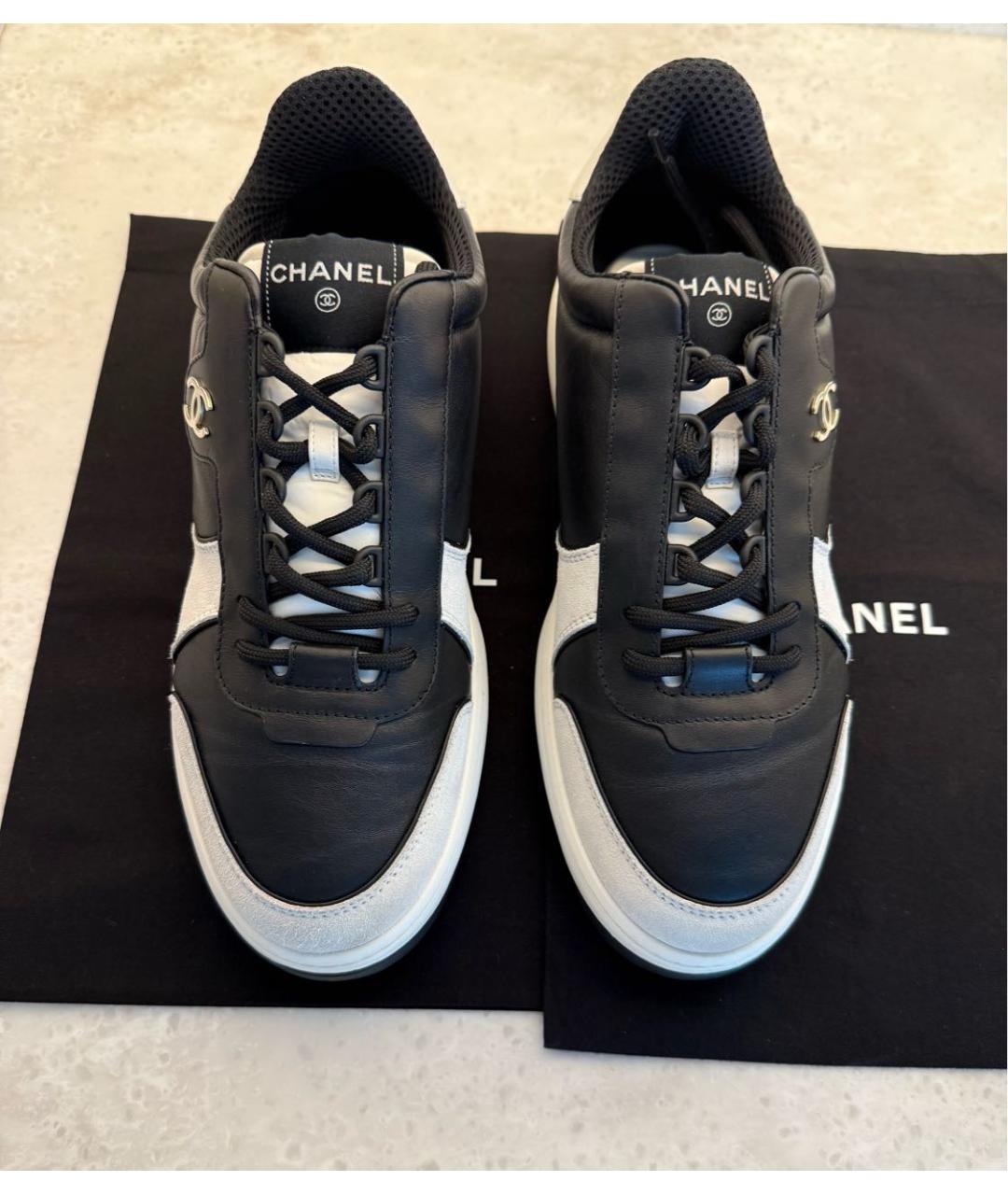 CHANEL Кожаные кеды, фото 3
