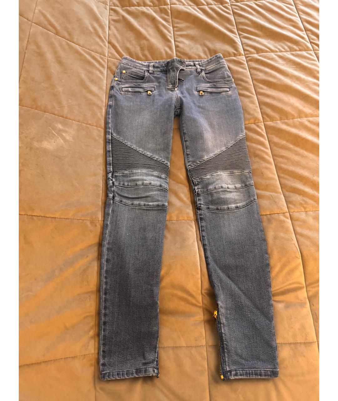BALMAIN Синие джинсы слим, фото 3