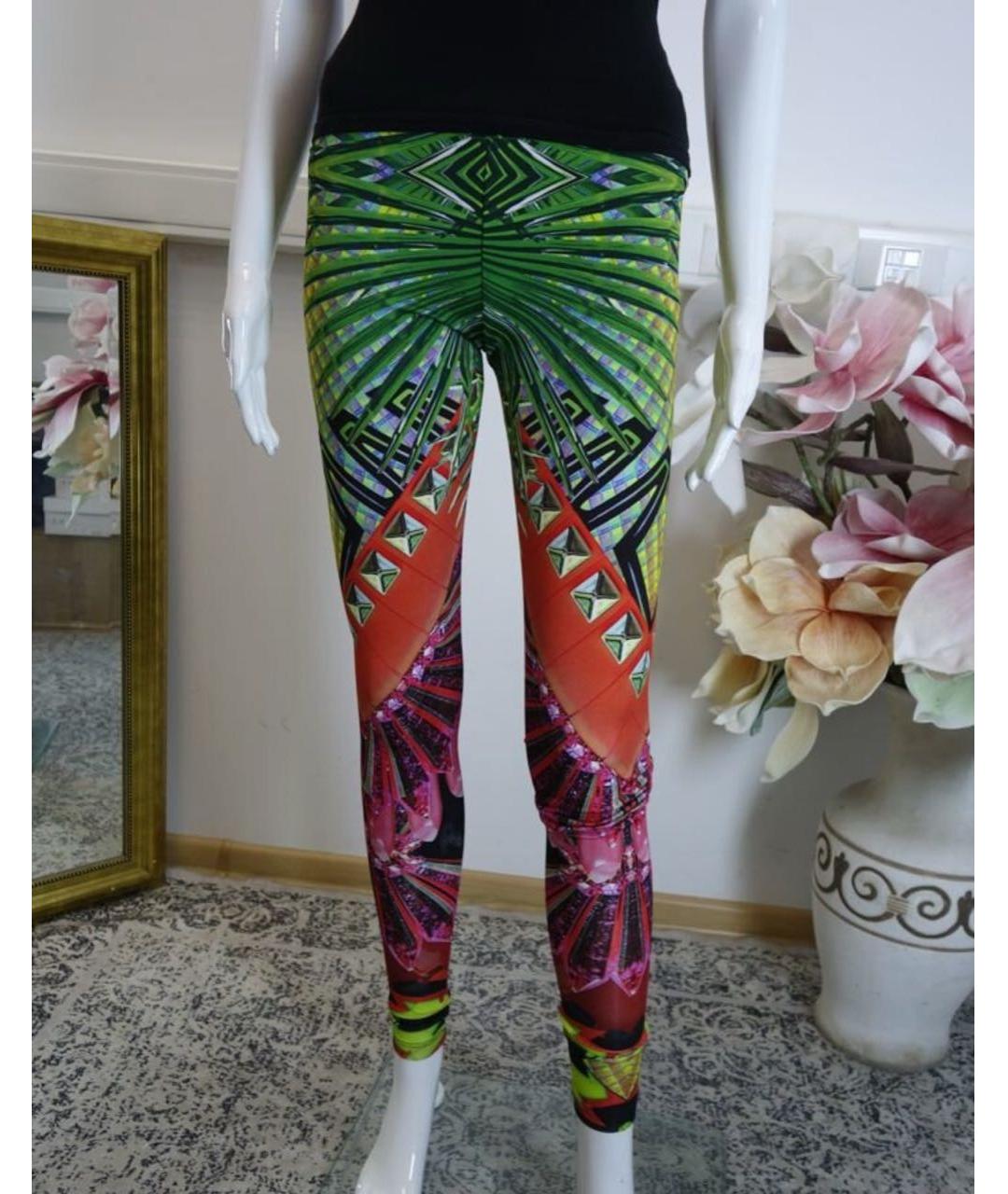 PHILIPP PLEIN Мульти вискозные леггинсы и велосипедки, фото 5